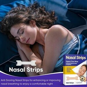 🆕Nasal Strips for Comfortable Breathing - 100 Strips
